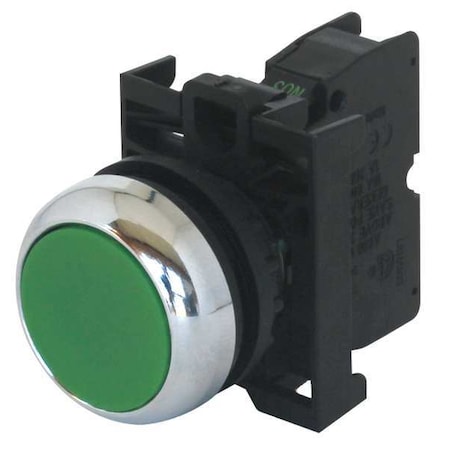 Push Button Operator, 22 mm, 1NO, Green MPN:M22M-D-G-K10