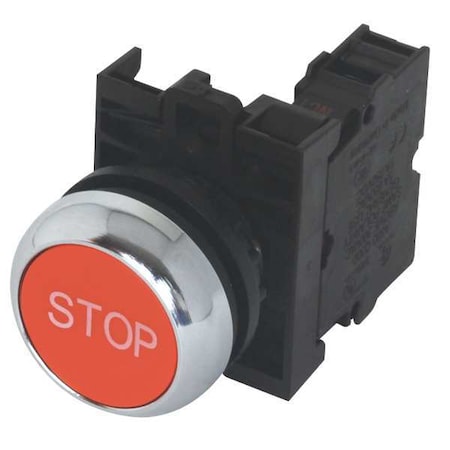Push Button Operator, 22 mm, 1NC, Red MPN:M22M-D-R-GB0-K01