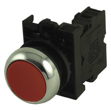 Push Button Operator, 22 mm, 1NC, Red MPN:M22M-D-R-K01
