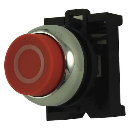 Push Button Operator, Extended, Momentary Action, Not Applicable Release, Non-Illuminated, Red MPN:M22M-DH-R-XO