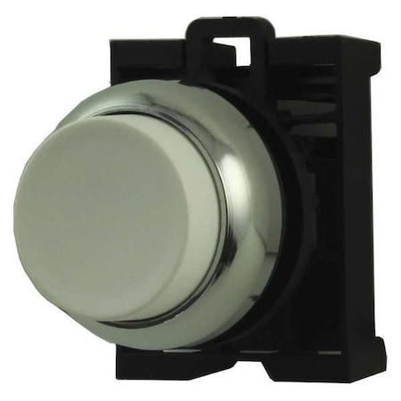 Push Button Operator, Extended, Momentary Action, Not Applicable Release, Non-Illuminated, White MPN:M22M-DH-W