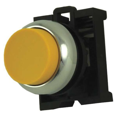 Push Button Operator, Extended, Momentary Action, Not Applicable Release, Non-Illuminated, Yellow MPN:M22M-DH-Y