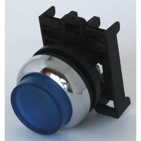 Illum Push Button Operator, 22mm, Blue MPN:M22M-DLH-B