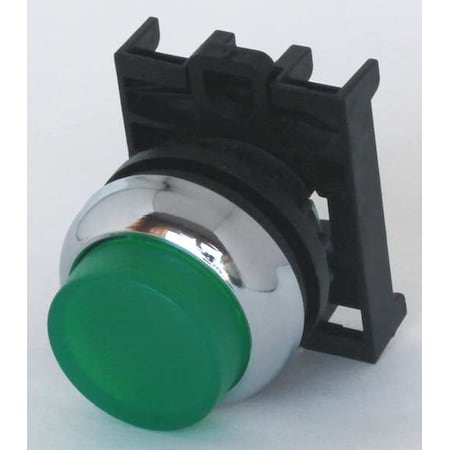 Illum Push Button Operator, 22mm, Green MPN:M22M-DLH-G