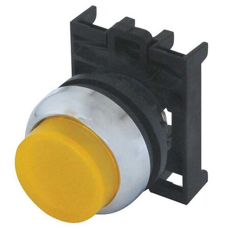 Illum Push Button Operator, 22mm, Yellow MPN:M22M-DLH-Y