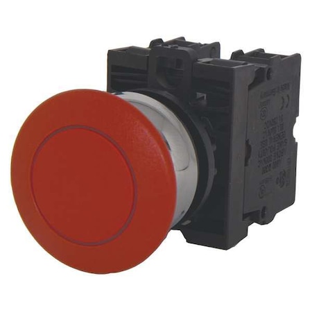 Push Button Operator, 22 mm, 1NO/1NC, Red MPN:M22M-DP-R-K11