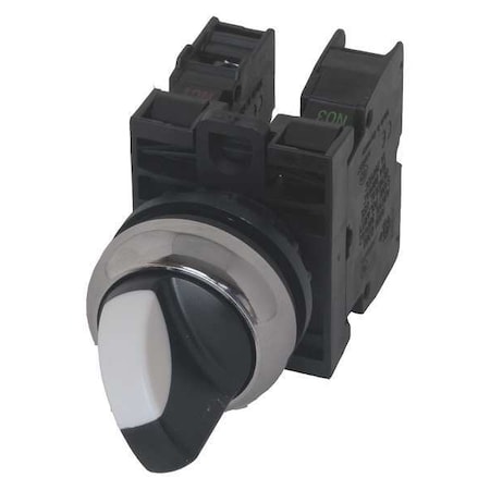 SelectorSwitch, Non-Illum, 2Pos, 22mm, Black MPN:M22M-WRK-K11