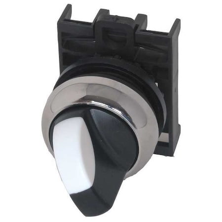 ShortHandleSelectorSwitch, Blk, 3Pos, 22mm MPN:M22M-WRK3