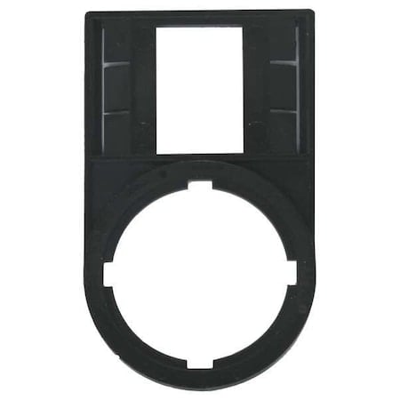 LegendPlateHolder, Polyester, Black, 22mm MPN:M22S-ST-X