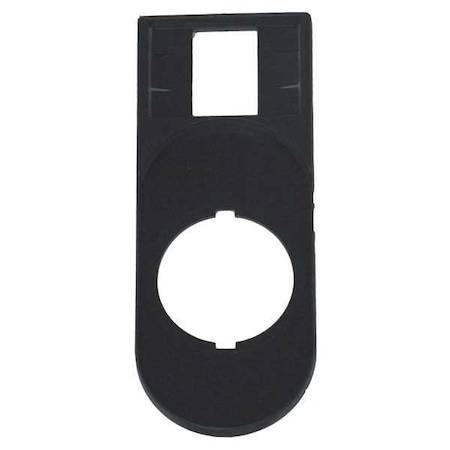 LegendPlateHolder, Polyester, Black, 22mm MPN:M22S-STDD-X