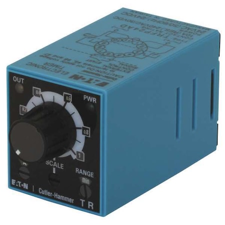 Multifunction Time Delay Relay, Octal, 6 Functions 24V AC/DC, DPDT MPN:TRFP24AD