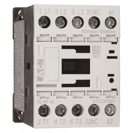 IEC Magnetic Contactor, 1NC, 24V DC, 3 P, Non-Reversing, Screw MPN:XTCE007B01TD