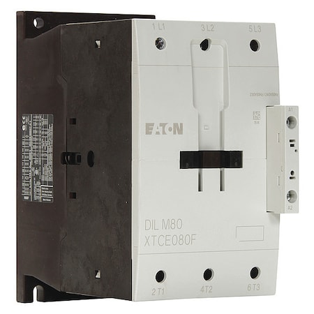 IEC Magnetic Contactor, No Auxiliary Contacts, 120V AC, 3 P, Non-Reversing, Screw MPN:XTCE080F00A