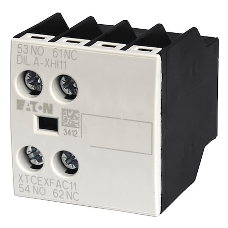 Frnt Aux Seq A, 1NO/1NC, For XT Frame B-C MPN:XTCEXFAC11