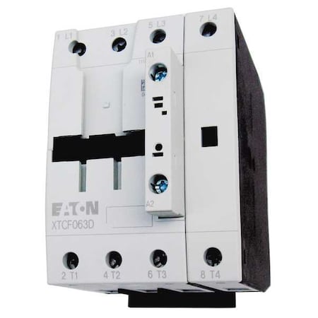 IEC Magnetic Contactor, No Auxiliary Contacts, 24V AC, 4 P, Non-Reversing, Screw MPN:XTCF063D00T