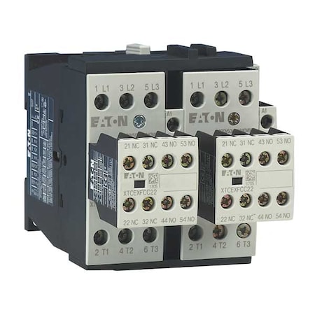 IEC Magnetic Contactor, 1NC/2NO, 208V AC, 3 P, Reversing, Screw MPN:XTCR025C21E