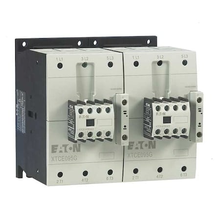IEC Magnetic Contactor, 1NC/1NO, 120V AC, 3 P, Reversing, Screw MPN:XTCR080F11A
