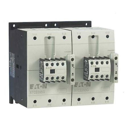 IEC Magnetic Contactor, 1NC/1NO, 240V AC, 3 P, Reversing, Screw MPN:XTCR080F11B