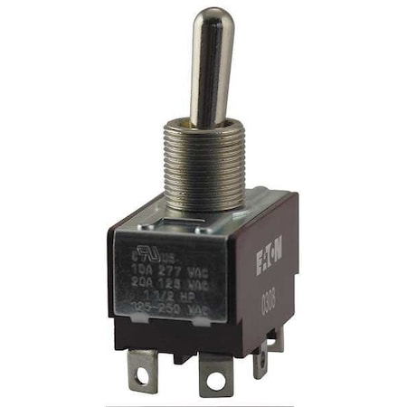 Toggle Switch, SPDT, 10A at 277V, QuikConnct MPN:XTD2D1A