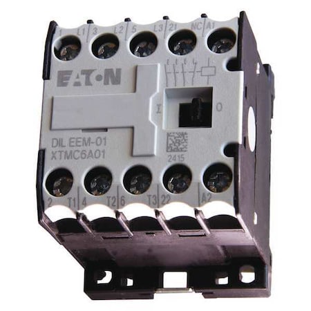 IEC Miniature Magnetic Contactor, 1NC, 24V AC, 3 P, Non-Reversing, Screw MPN:XTMC6A01T