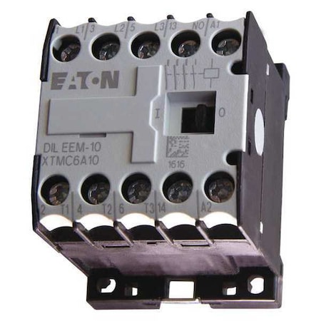 IEC Miniature Magnetic Contactor, 1NO, 120V AC, 3 P, Non-Reversing, Screw MPN:XTMC6A10A