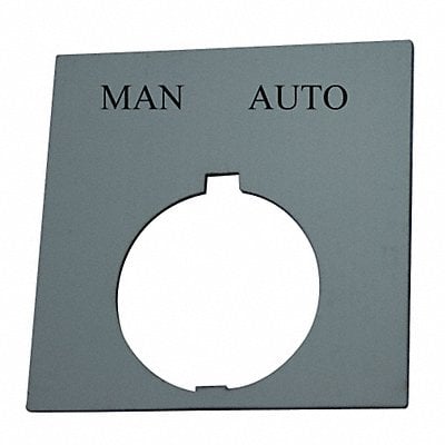 Legend Plate Square Man.Auto Black MPN:HT8SP67