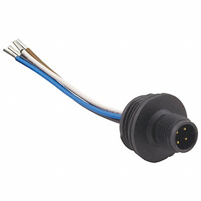 Four Pin Male Receptacle MPN:M12A