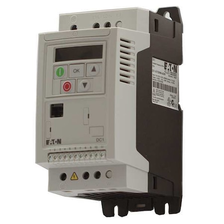 Variable Frequency Drive, 2 HP, 380-480V, Cutler-Hammer MPN:DC1-344D1NN-A20CE1