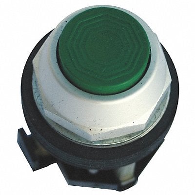 H7011 Non-Illum Push Button 30mm Green MPN:HT8ABG
