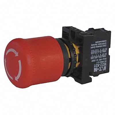 Emergency Stop Push Button Red MPN:M22-PVT-K02