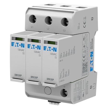 Surge Protection Device, 3 Phase, 120V, 3 Poles, 3 Wires MPN:AGDN12030R