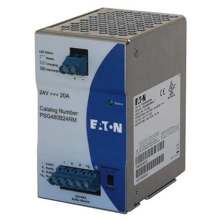 DC Power Supply, 24V DC, 24V DC, 480 W, 2.5 A, DIN Rail MPN:PSG480B24RM