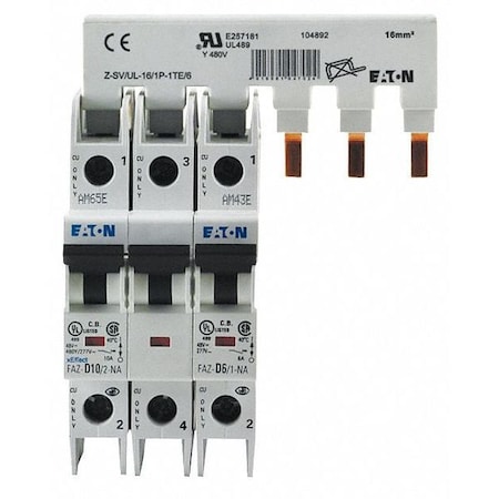 Busbar, 80A, 690V, 2 Phase MPN:Z-SV/UL-16/2P-2TE/6