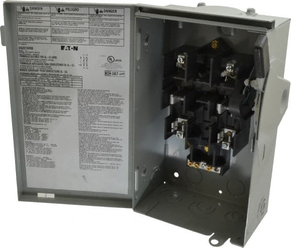 Safety Switch: NEMA 3R, 30 Amp, 240VAC, Fused MPN:DG221NRB