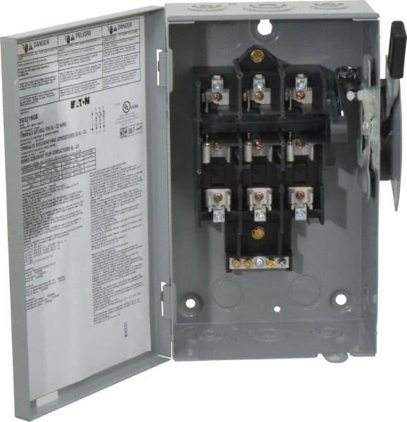 Safety Switch: NEMA 1, 30 Amp, 240VAC, Fused MPN:DG321NGB