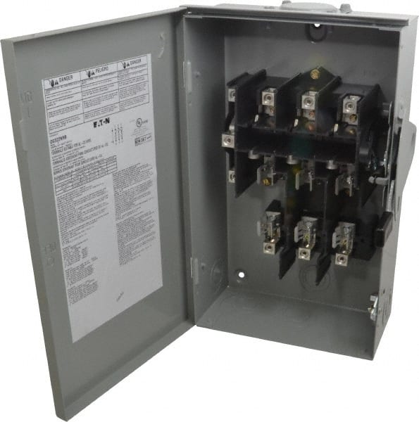 Safety Switch: NEMA 3R, 60 Amp, 240VAC, Fused MPN:DG322NRB