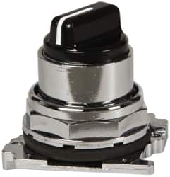 Selector Switch: 3 Positions, Maintained (MA), 0.5 Amp, Black Knob MPN:10250T1322