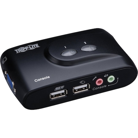 KVM, 2-Port, USB, Audio, Compact MPN:B004-VUA2-K-R