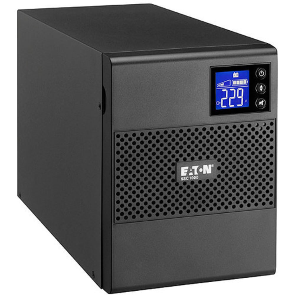 Eaton 5SC UPS 500VA 350 Watt 120V Line-Interactive Battery Backup Tower USB - Tower - 120 V AC Input - 4 x NEMA 5-15R MPN:5SC500