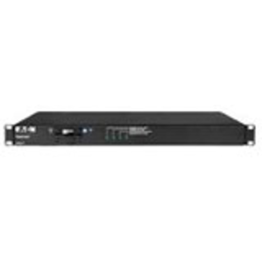 Eaton ATS rack PDU, 1U, (2) L5-20P input, 1.92 kW max, 110-125V, 16A, 9 ft cord, Single-phase, Outlets: (8) - PWATSL520004 MPN:PWATSL520004
