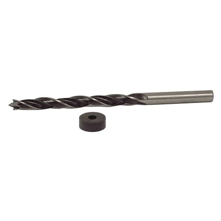 Brad Point Drill Bit, HSS, 3/16 in. MPN:30036
