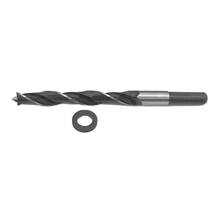 Brad Point Drill Bit, HSS, 7/16 in. MPN:30040