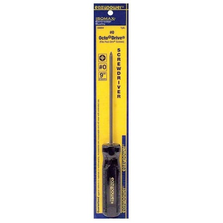 Tamper Resistant Pozidriv Screwdriver #0 Round MPN:35694
