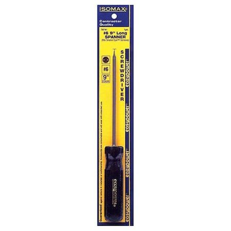 Tamper Resistant Spanner Screwdriver #6 Round MPN:79741