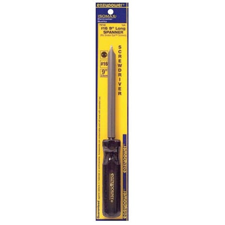 Tamper Resistant Spanner Screwdriver #16 Round MPN:79746
