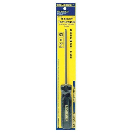 Tamper Resistant Torq-Set Screwdriver #6 Round MPN:79749