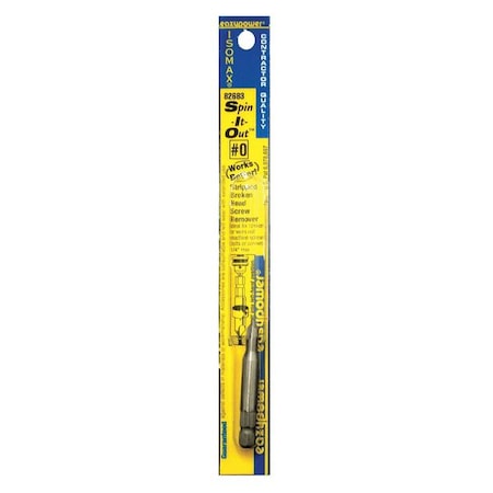 Damaged Screw Remover, No.0 Spin It Out MPN:82683
