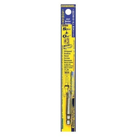 Damaged Screw Remover, No.3 Spin It Out MPN:82686