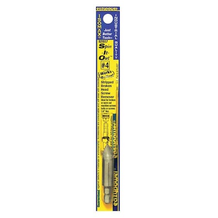 Damaged Screw Remover, No.4 Spin It Out MPN:82687