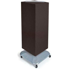 Global Approved 701436-BLK 4-Sided Interlocking Pegboard Floor Display 14